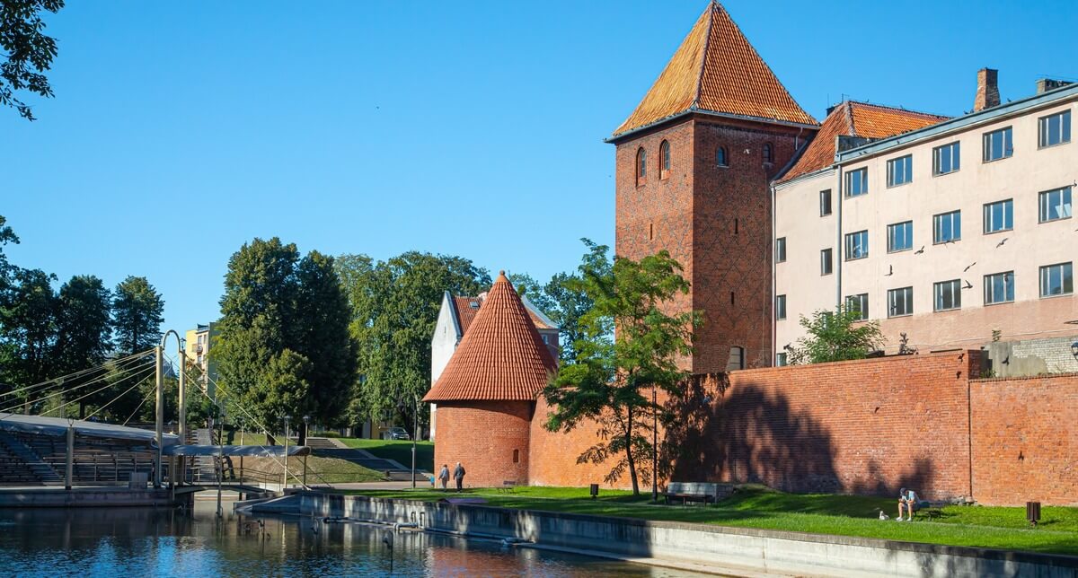 Widok miasta Braniewo